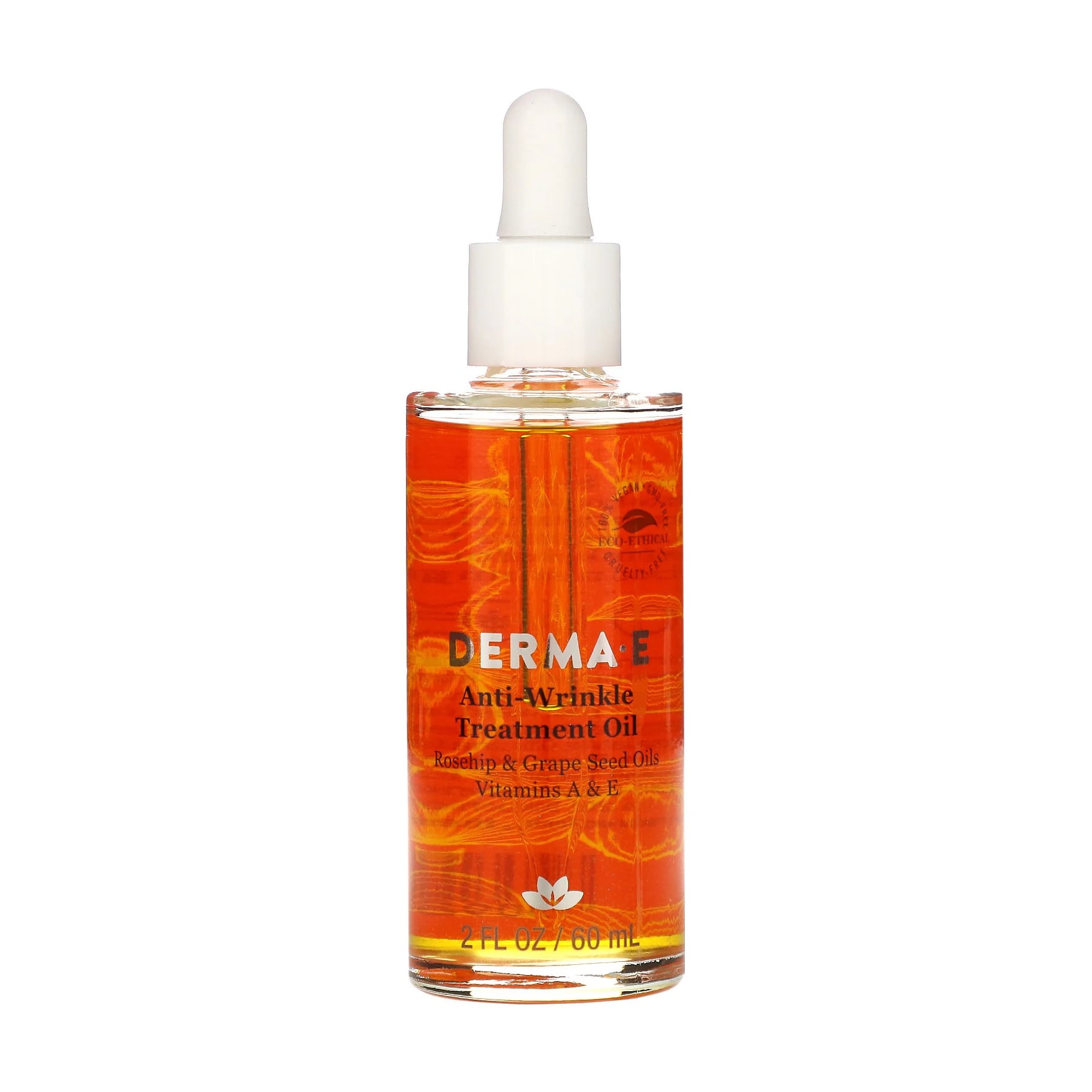 Уцінка! Олія для обличчя та тіла Derma E Anti-Wrinkle Treatment Oil проти зморщок, з вітамінами А та Е, 60 мл